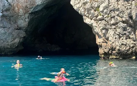 From Nice : Secret Riviera Boat Tour to Mala cave with Snorkeling