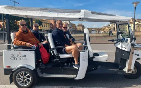 Florence Golf Cart Tour & Pasta Cooking Class with Unlimited Wine