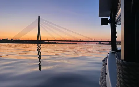 Riga Canal and Daugava River Sunset Boat Cruise