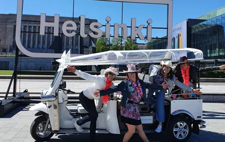Private TukTuk guided tour in Helsinki 1,5 hours