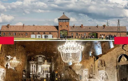 Auschwitz Birkenau and Wieliczka Salt Mine Day Tour from Krakow