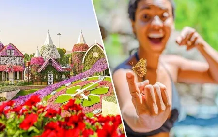 Dubai Miracle Garden + Dubai Butterfly Garden Tickets