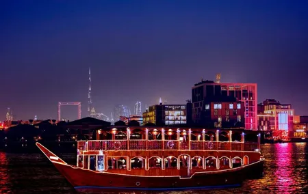 Dubai Creek Dinner Cruise with Transfers