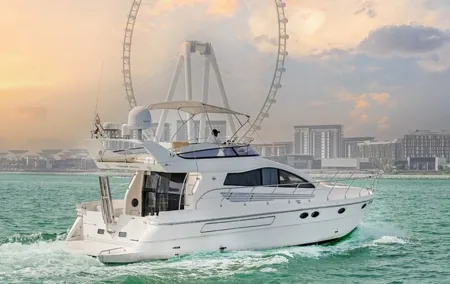 48ft Luxury Yacht Charter Dubai Marina, Atlantis and Burj Al Arab