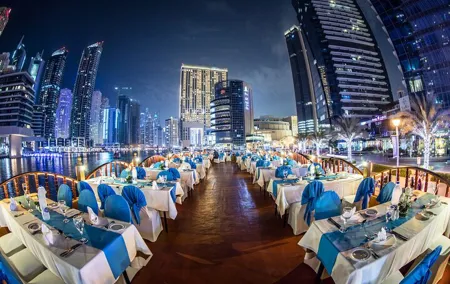 Royal Dinner Cruise in Marina with Private Pickup and Drop off