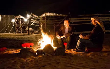 Overnight Desert Safari with BBQ Dinner, Belly Dance and Breakfast