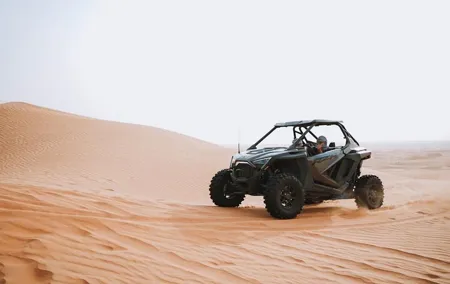 Morning Red dunes Buggy ride Sand Boarding & Camel Ride