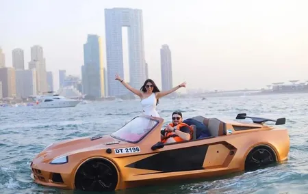 4 Seater Jet Car Adventure in Dubai with Optional Transfer