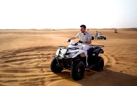 Extreme Dubai Desert Safari with Quad Bike and Live Entertainment