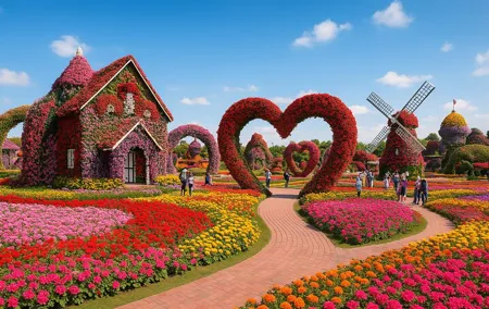 Dubai Miracle Garden Entry Tickets with Optional Hotel Transfers