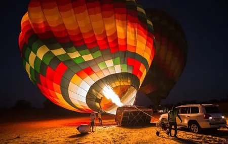 Enjoy Dubai Beautiful Desert By Hot Air Balloon