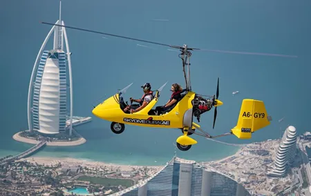 Dubai Gyrocopter Flight 20 Minutes
