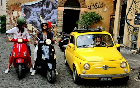 Fiat 500 Vintage Tour in Rome