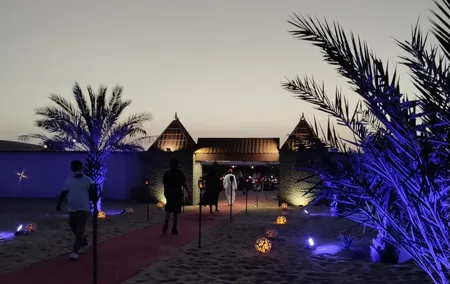 Dubai Desert Safari BBQ & Shows & Quad & Camel Ride & Falcon Pics