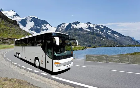 Bus Rental Dubai One Way Transfer within Dubai good for 15 Pax with luggage box