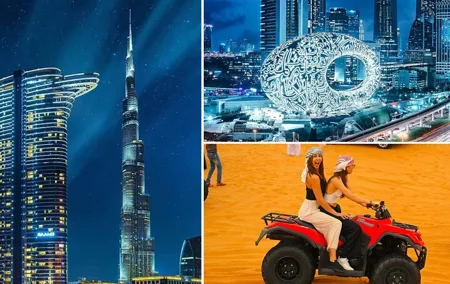 Private Dubai City Tour and Dinner in the Desert Safari