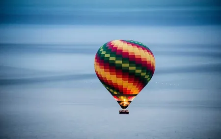 Sunrise Hot Air Balloon Flight over Dubai Desert