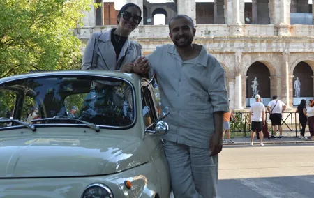 Fiat 500 tour in Rome with Photoshoot