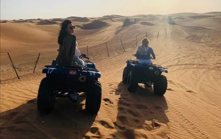 Private Evening Desert Safari with BBQ Dinner & Sand Boarding