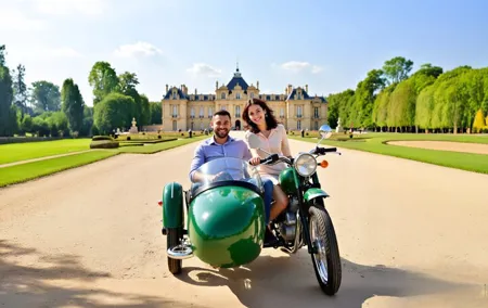 Versailles: Vintage Sidecar Tour from Paris with Entrance