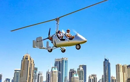 20 minutes private gyrocopter flight