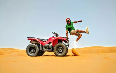 Sunset Camel Trek & Red Dunes Safari with BBQ at Al Khayma Camp From Dubai