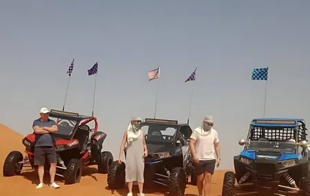 Private 2 Seater polaris Dune Buggy in Red Dunes(AL Faya Desert )