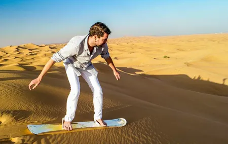 Private Morning Dubai Desert Safari with Camel Ride & Transfers