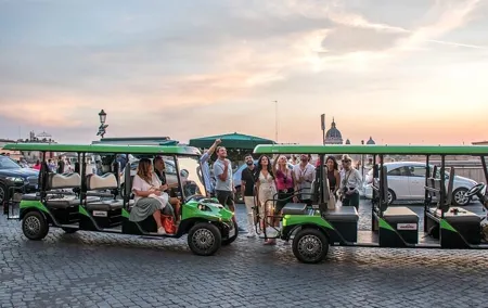 Rome Family Golf Cart Tour with Gelato