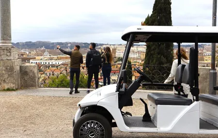 Rome Unforgettable Highlights by Golf Cart Tour
