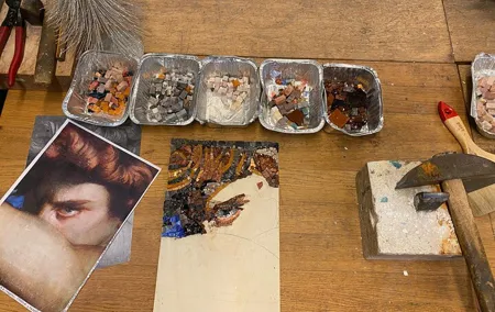 3 Hour Mosaic Lesson in Rome