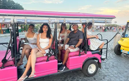 Rome Golf Cart Tour with Professional Photographer