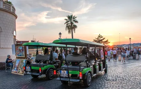 Ancient Rome Uncovered: Guided Golf Cart Experience