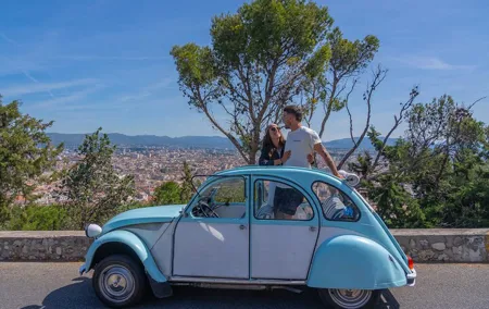 Tour Marseille highlights by private vintage Citroen