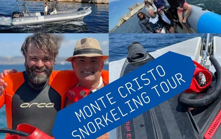 Private 3-Hour Snorkeling Tour near Monte Cristo from Marseille with Guide