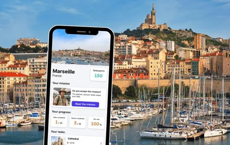 Marseille Exploration Private Game and City Tour on your Phone