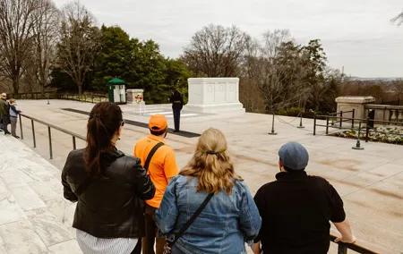 Arlington Cemetery: Kennedy Memorials & Changing of Guard Walking