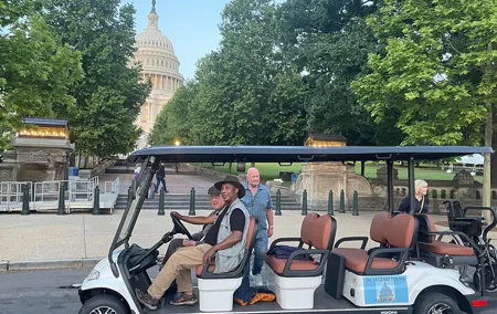 Washington DC Legend Cart Shuttle Evening Tour
