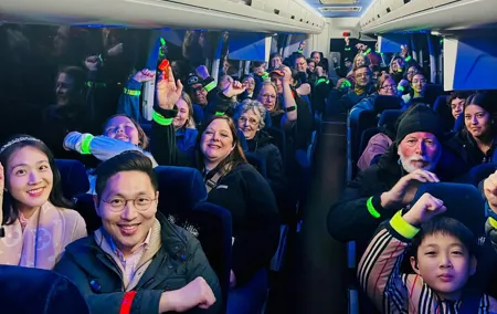 DC Night Tour With Magic LED- Pick Up/Drop, Snacks, LED Bracelets