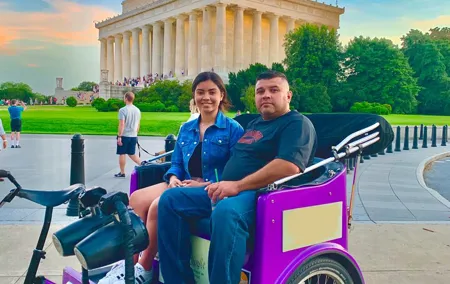 Private Pedicab Tour of Washington DC (1 to 3 Guests)