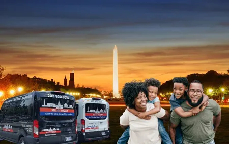 Private DC Monuments by Moonlight (Up to 12 Guests)