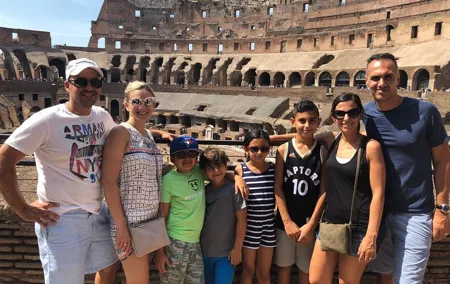 Colosseum Forum Ancient Rome Small Group Tour for Kids Families