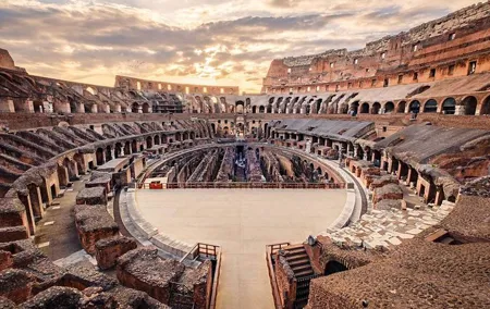 Colosseum Arena Floor, Roman Forum & Palatine Hill Guided Group Tour
