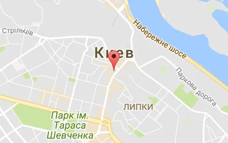 Маршрут Поездка в Киев