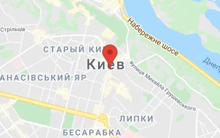 Маршрут Поездка в Киев