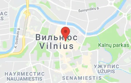 Маршрут Поездка в Вильнюс