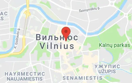 Маршрут Поездка в Вильнюс