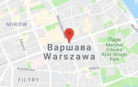 Маршрут Поездка в Варшаву