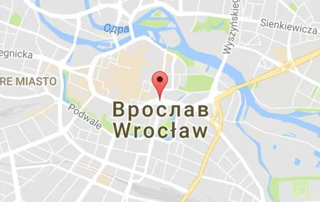 Маршрут Поездка в Вроцлав